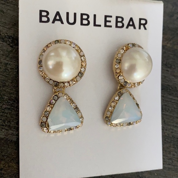 Baublebar (1) NWT STUD PEARL EARRINGS - Picture 2 of 8